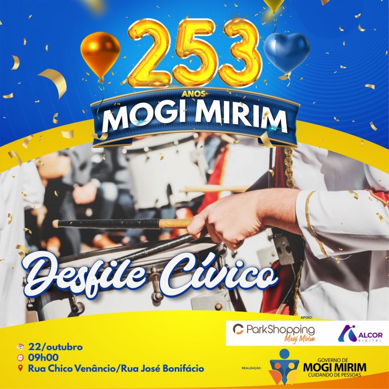 Mogi Mirim está em festa